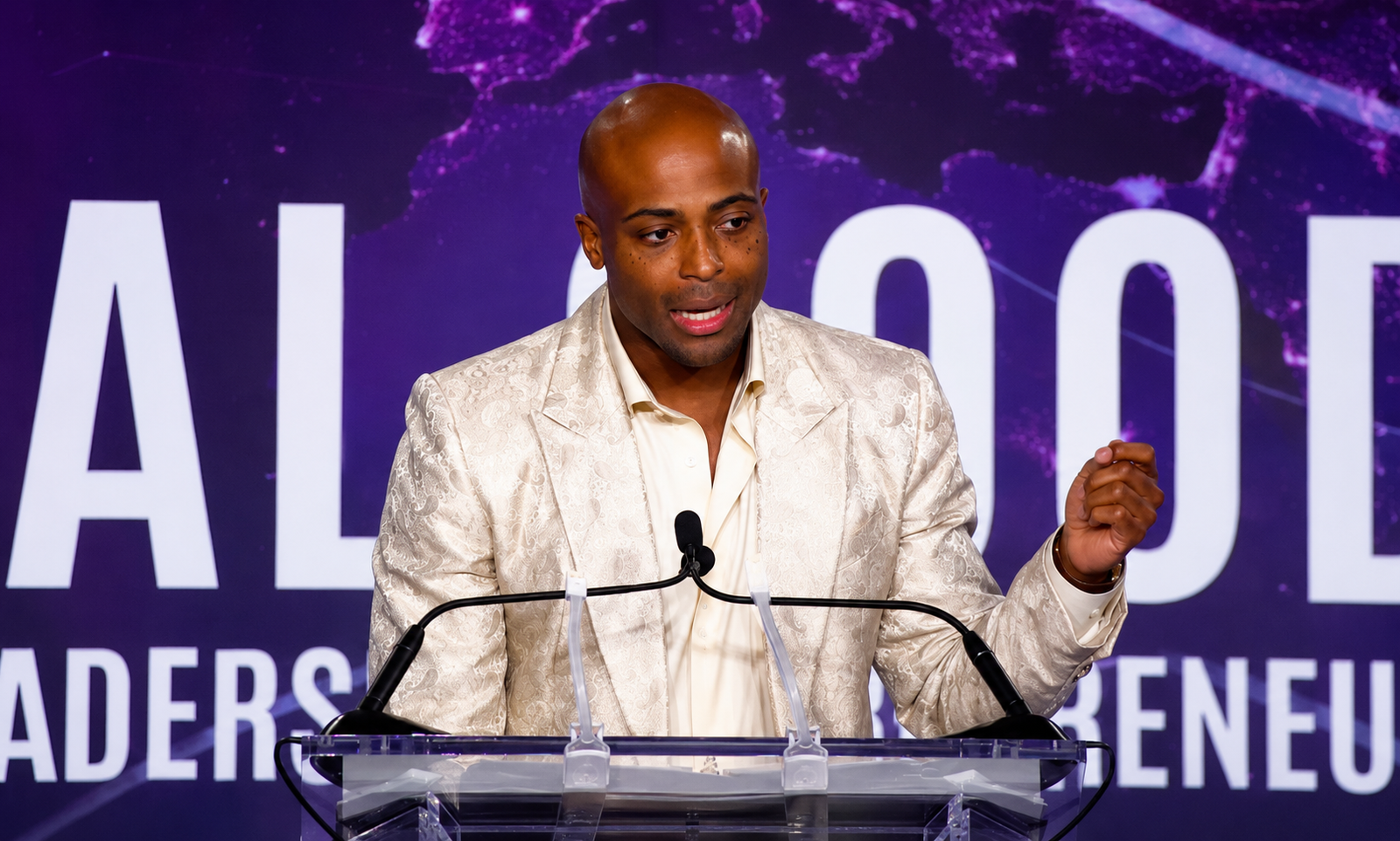 Marquett Davon Burton Net Worth business executive with professional studio background